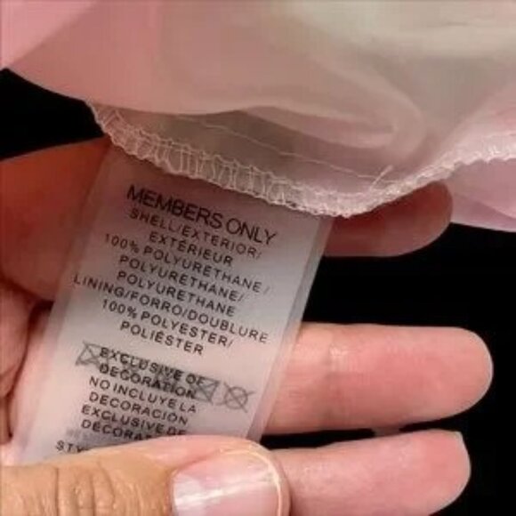 Members Only Women's Translucent Long Jacket - Picture 5 of 6